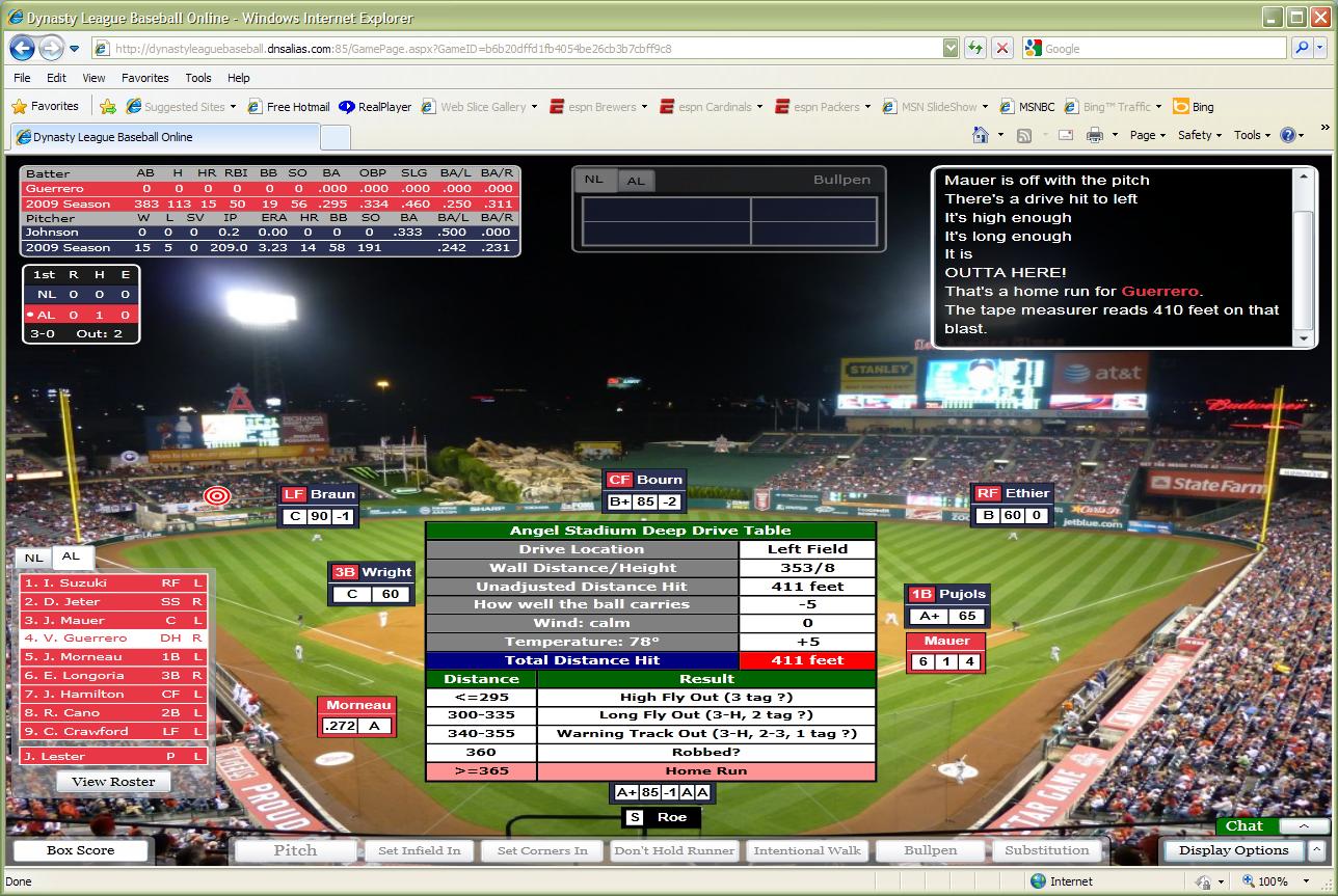 DYNASTY League Baseball Pursue the Baseball simulation for Apple Mac and Windows OS